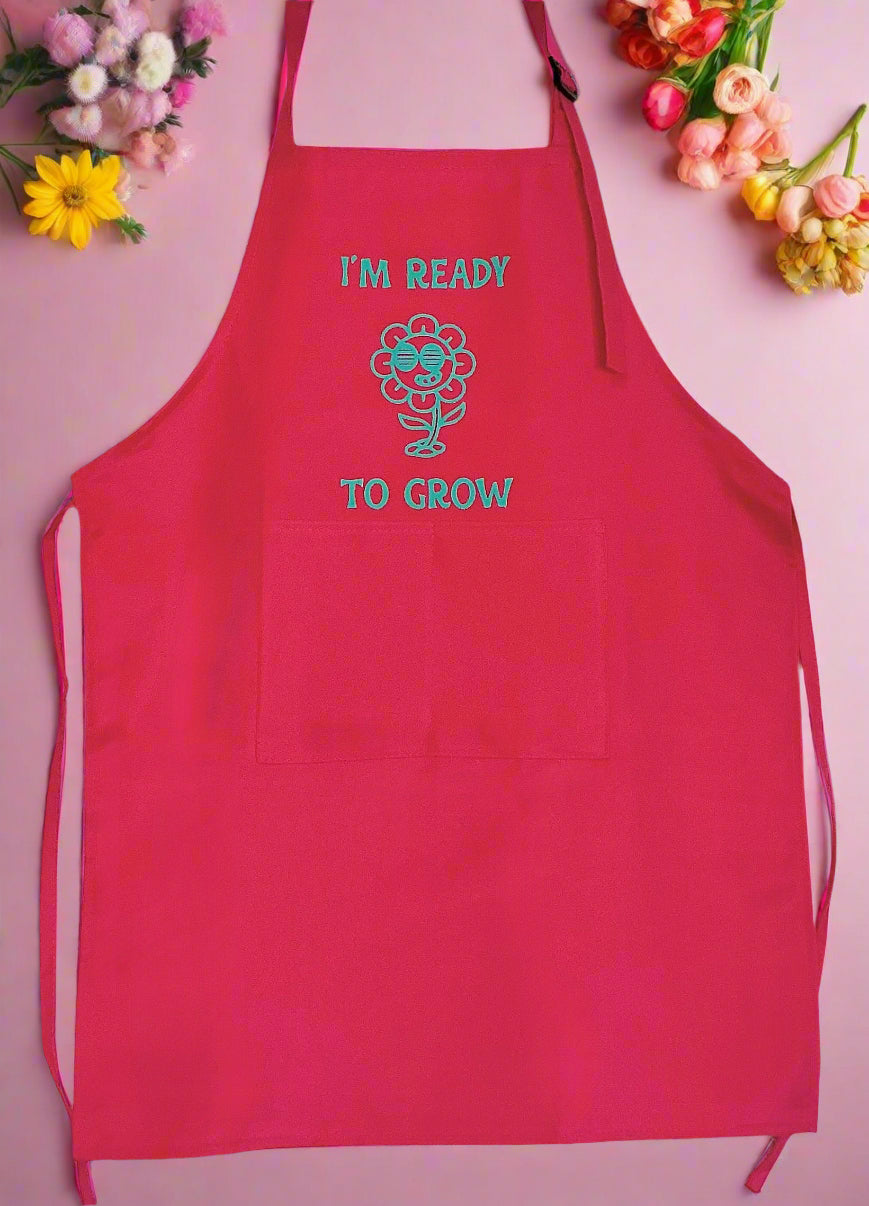 "I'm ready to Grow!" Kids Apron #1